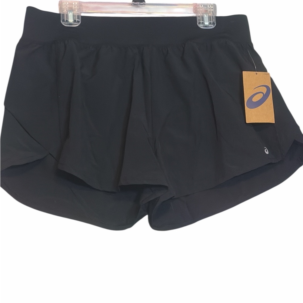Asics Women's Athletic Black Shorts - Picture 1 of 5
